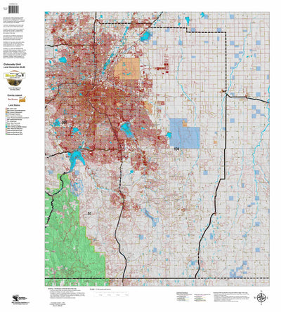 Colorado HuntData LLC Colorado_Unit_104_Landownership digital map