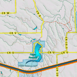 Colorado Unit 107 Elk Concentrations on a Land Ownership Base, the Hybrid Preview 3