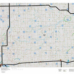 Colorado HuntData LLC Colorado Unit 107 Land Ownership Map with Elk and Mule Deer Concentrations digital map