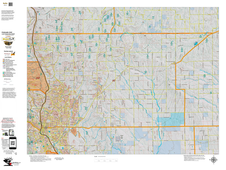 Colorado Unit 110 Elk Concentrations on a Land Ownership Base, the ...