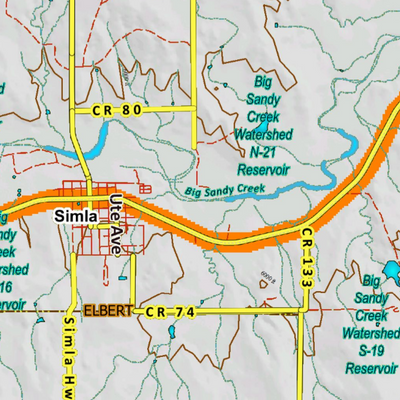 Colorado Unit 111 Elk Concentrations on a Land Ownership Base, the Hybrid Preview 3