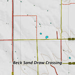 Colorado HuntData LLC Colorado Unit 111 Land Ownership Map with Elk and Mule Deer Concentrations digital map