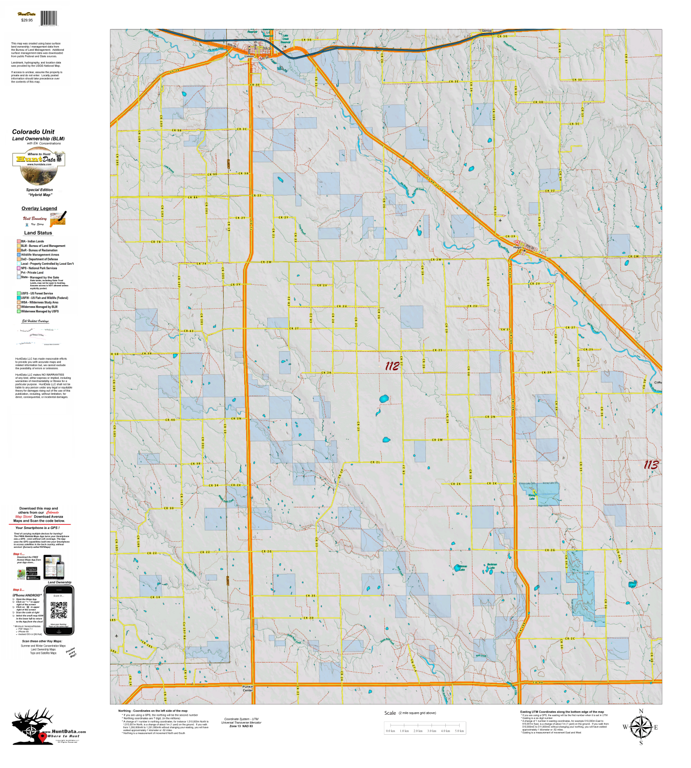 Colorado Unit 112 Elk Concentrations on a Land Ownership Base, the ...