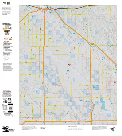 Colorado Unit 112 Elk Concentrations on a Land Ownership Base, the Hybrid Preview 1