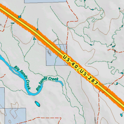 Colorado Unit 112 Elk Concentrations on a Land Ownership Base, the Hybrid Preview 3