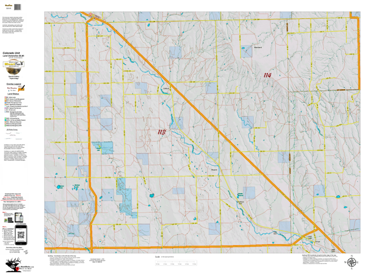 Colorado Unit 113 Elk Concentrations on a Land Ownership Base, the ...