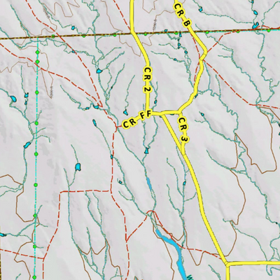 Colorado Unit 114 Elk Concentrations on a Land Ownership Base, the Hybrid Preview 3