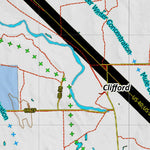 Colorado HuntData LLC Colorado Unit 114 Land Ownership Map with Elk and Mule Deer Concentrations digital map