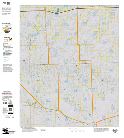 Colorado Unit 115 Elk Concentrations on a Land Ownership Base, the Hybrid Preview 1