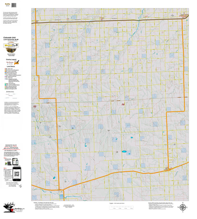 Colorado Unit 116 Elk Concentrations on a Land Ownership Base, the Hybrid Preview 1