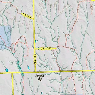 Colorado Unit 116 Elk Concentrations on a Land Ownership Base, the Hybrid Preview 3
