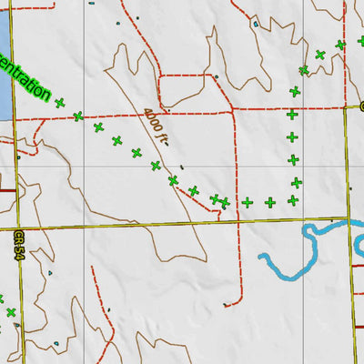 Colorado HuntData LLC Colorado Unit 117 Land Ownership Map with Elk and Mule Deer Concentrations digital map