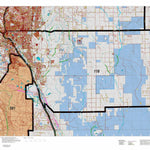 Colorado HuntData LLC Colorado Unit 118 Land Ownership Map with Elk and Mule Deer Concentrations digital map