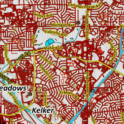 Colorado HuntData LLC Colorado Unit 118 Land Ownership Map with Elk and Mule Deer Concentrations digital map