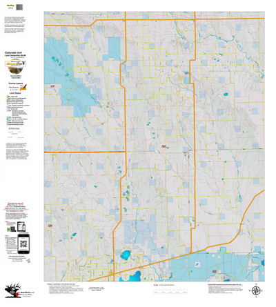 Colorado Unit 120 Elk Concentrations on a Land Ownership Base, the Hybrid Preview 1