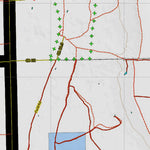 Colorado HuntData LLC Colorado Unit 120 Land Ownership Map with Elk and Mule Deer Concentrations digital map