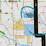 Colorado HuntData LLC Colorado Unit 120 Land Ownership Map with Elk and Mule Deer Concentrations digital map