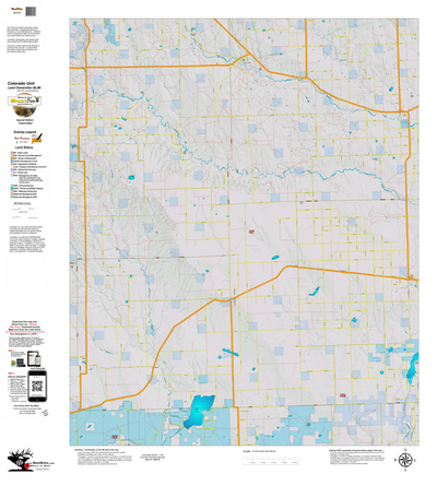 Colorado Unit 121 Elk Concentrations on a Land Ownership Base, the Hybrid Preview 1