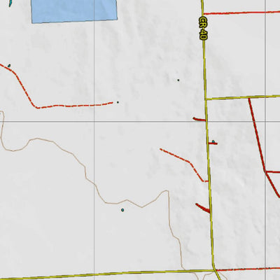 Colorado HuntData LLC Colorado Unit 122 Land Ownership Map with Elk and Mule Deer Concentrations digital map