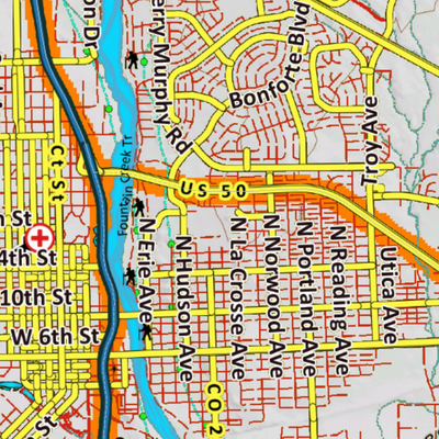 Colorado Unit 123 Elk Concentrations on a Land Ownership Base, the Hybrid Preview 3