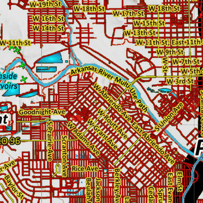 Colorado HuntData LLC Colorado Unit 123 Land Ownership Map with Elk and Mule Deer Concentrations digital map