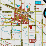 Colorado HuntData LLC Colorado Unit 125 Land Ownership Map with Elk and Mule Deer Concentrations digital map