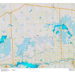 Colorado Unit 126 Elk Concentrations on a Land Ownership Base, the Hybrid Preview 1