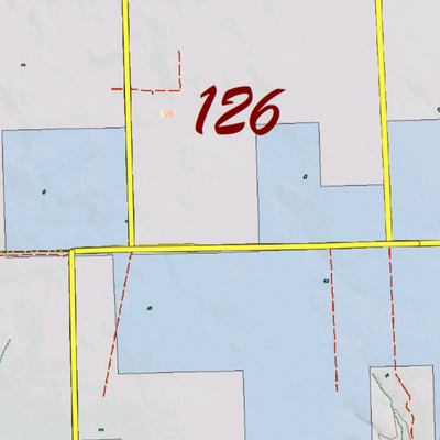 Colorado Unit 126 Elk Concentrations on a Land Ownership Base, the Hybrid Preview 2