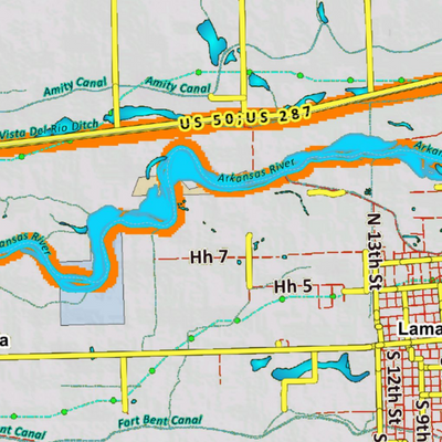 Colorado Unit 126 Elk Concentrations on a Land Ownership Base, the Hybrid Preview 3