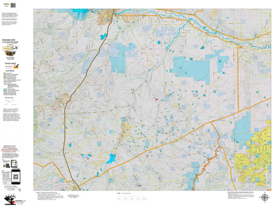 Colorado Unit 128 Elk Concentrations on a Land Ownership Base, the Hybrid Preview 1