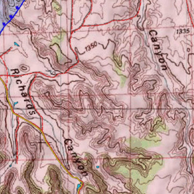 Colorado HuntData LLC Colorado Unit 130 Mule Deer Summer, Winter Concentration Map digital map