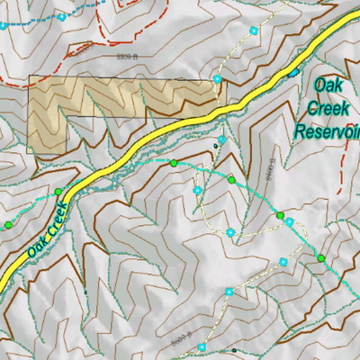 Colorado Unit 131 Elk Concentrations on a Land Ownership Base, the Hybrid Preview 3