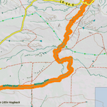 Colorado Unit 134 Elk Concentrations on a Land Ownership Base, the Hybrid Preview 2
