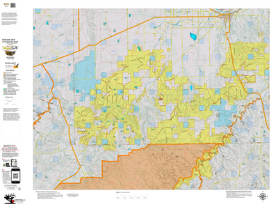 Colorado Unit 135 Elk Concentrations on a Land Ownership Base, the Hybrid Preview 1