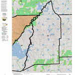 Colorado HuntData LLC Colorado Unit 136 Land Ownership Map with Elk and Mule Deer Concentrations digital map