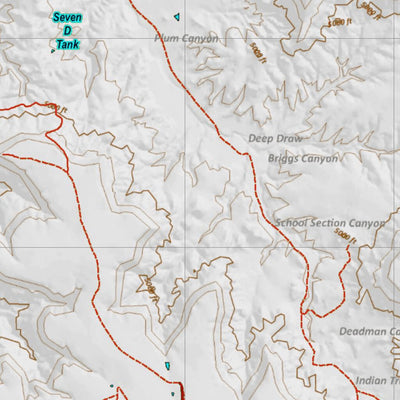 Colorado HuntData LLC Colorado Unit 136 Land Ownership Map with Elk and Mule Deer Concentrations digital map
