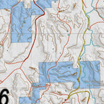 Colorado HuntData LLC Colorado Unit 136 Land Ownership Map with Elk and Mule Deer Concentrations digital map