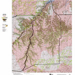 Colorado HuntData LLC Colorado Unit 136 Mule Deer Summer, Winter Concentration Map digital map