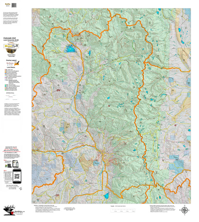 Colorado Unit 14 Elk Concentrations on a Land Ownership Base, the Hybrid Preview 1