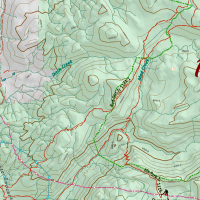 Colorado Unit 14 Elk Concentrations on a Land Ownership Base, the Hybrid Preview 2