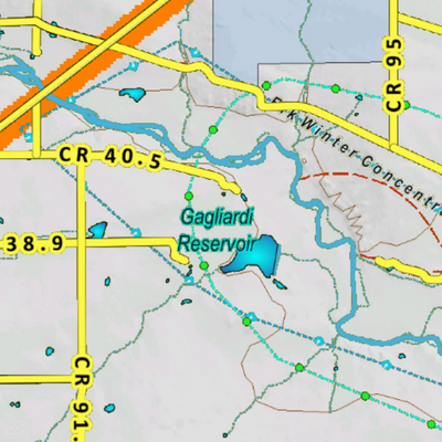 Colorado Unit 141 Elk Concentrations on a Land Ownership Base, the Hybrid Preview 3