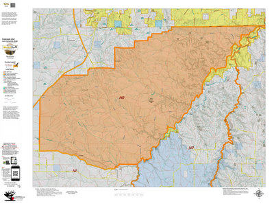 Colorado Unit 142 Elk Concentrations on a Land Ownership Base, the Hybrid Preview 1