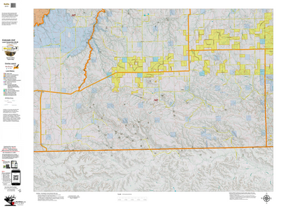 Colorado Unit 143 Elk Concentrations on a Land Ownership Base, the Hybrid Preview 1