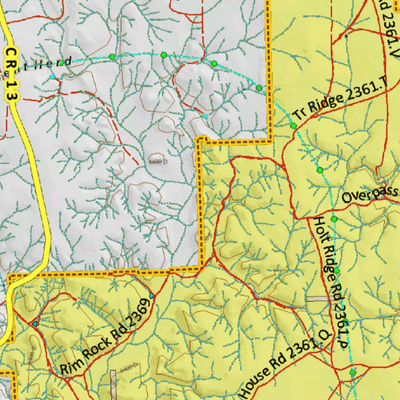 Colorado Unit 144 Elk Concentrations on a Land Ownership Base, the Hybrid Preview 3