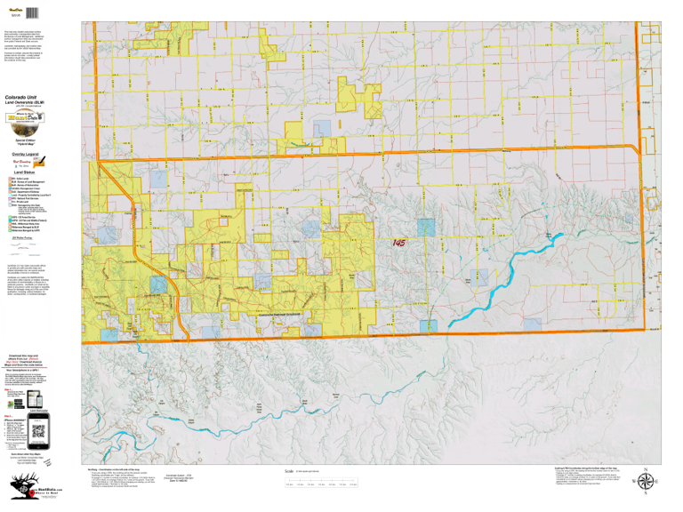 Colorado Unit 145 Elk Concentrations on a Land Ownership Base, the ...