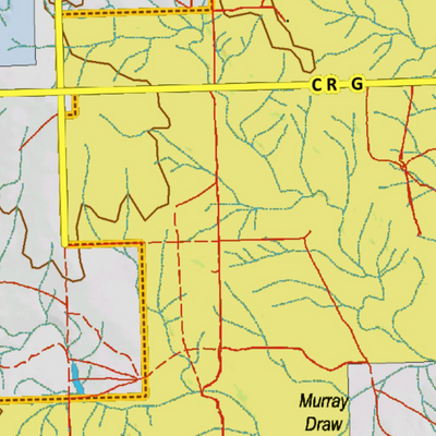 Colorado Unit 145 Elk Concentrations on a Land Ownership Base, the Hybrid Preview 2
