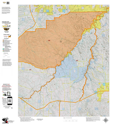 Colorado Unit 147 Elk Concentrations on a Land Ownership Base, the Hybrid Preview 1