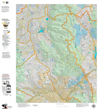 Colorado Unit 15 Elk Concentrations on a Land Ownership Base, the Hybrid Preview 1