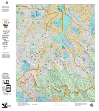 Colorado Unit 17 Elk Concentrations on a Land Ownership Base, the Hybrid Preview 1