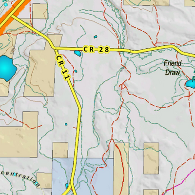 Colorado Unit 17 Elk Concentrations on a Land Ownership Base, the Hybrid Preview 2